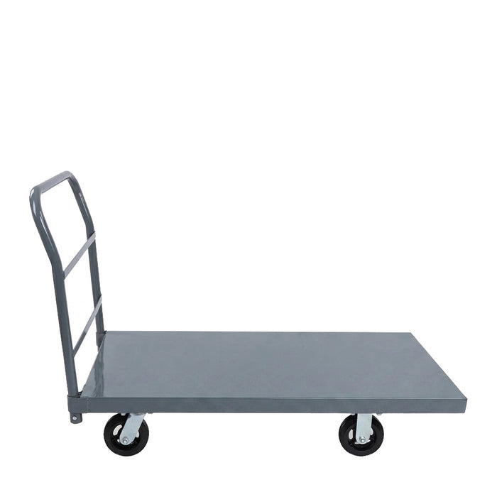 Platform Cart | 555014-1 | 2400 Lbs | Grey | 6" Black Swivel Wheels
