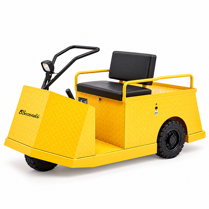 5Seconds - Electric Tow Tractor - 777045 | 1100 Lbs Capacity, 24V/210Ah Lead-Acid Battery