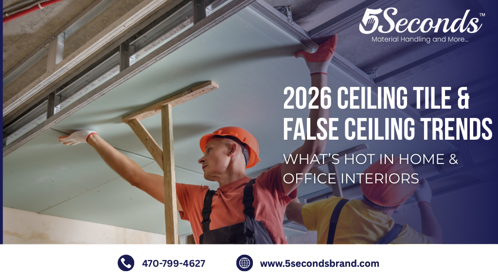 2026 Ceiling Tile & False Ceiling Trends — What’s Hot in Home & Office Interiors