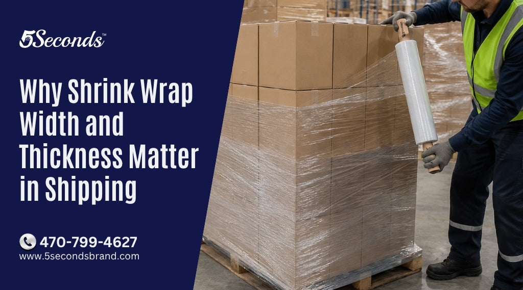 Why Shrink Wrap Width and Thickness Matter in Shipping