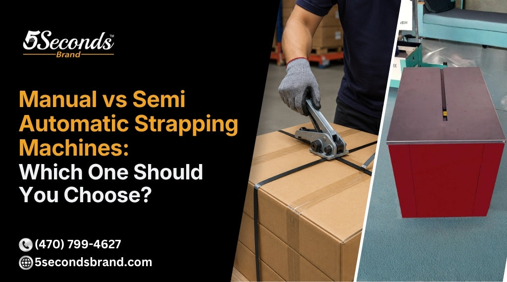 Manual vs Semi Automatic Strapping Machines: Which One Should You Choose?