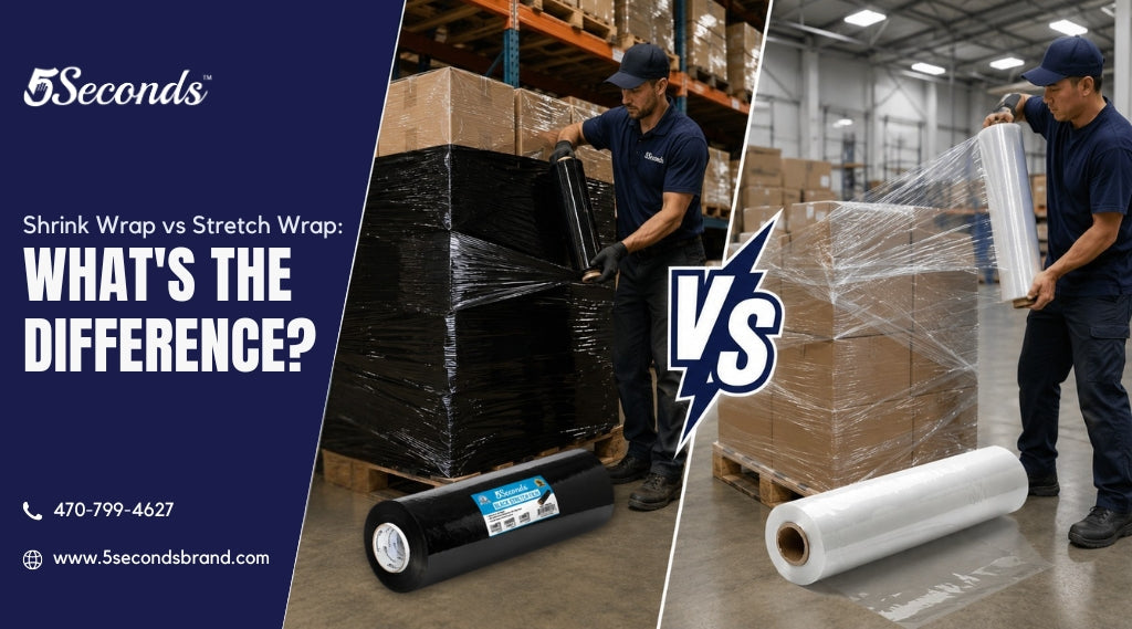 Shrink Wrap vs Stretch Wrap: What's the Difference?