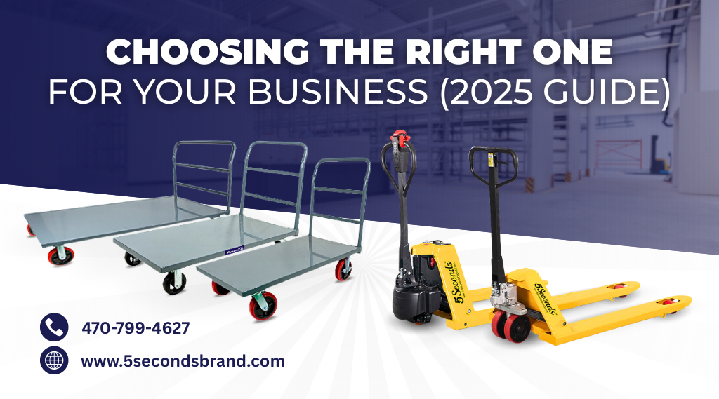 Platform Carts 101: Choosing the Right One for Your Business (2025 Guide)