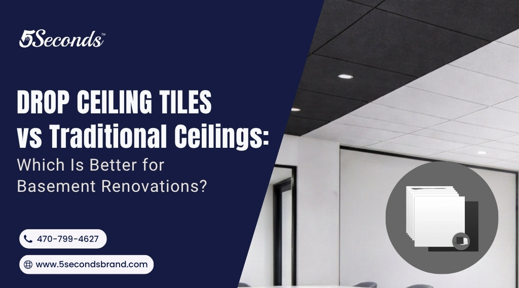 Drop Ceiling Tiles vs Traditional Ceilings: Which Is Better for Basement Renovations?