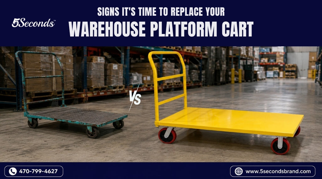 Signs It’s Time to Replace Your Warehouse Platform Cart