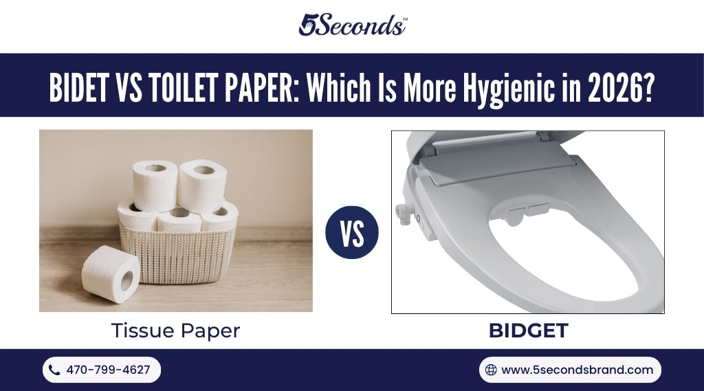 Bidet vs Toilet Paper: Which Is More Hygienic in 2026?