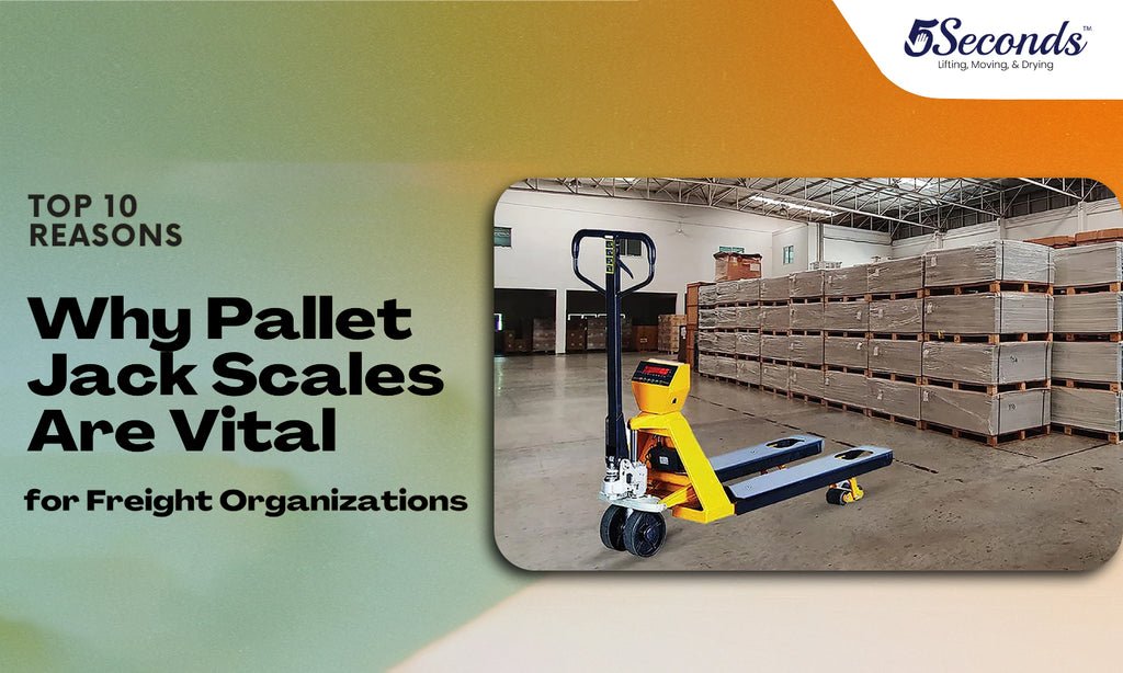 Top 10 Reasons Why Pallet Jack Scales Are Vital for Freight Organizations