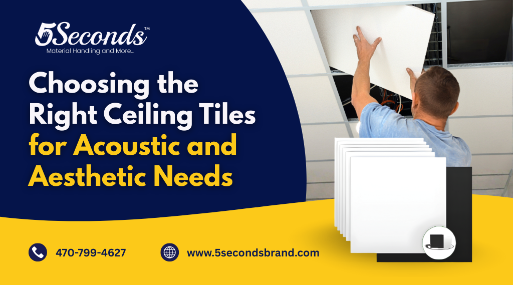 Choosing the Right Ceiling Tiles for Acoustic and Aesthetic Needs
