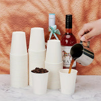 Biodegradable Sugarcane Baggase Paper Cups for Hot and Cold Drinks | 10oz | 1000 Pcs | Environmental Friendly