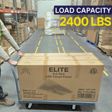 MAXLOAD Heavy Duty Industrial Platform Cart 48” X 24” with 2400 lbs Capacity, and 6" swivel wheels