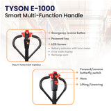 5Seconds Tyson E-1000 Electric Pallet Jack, 5500 LB Capacity Motorized Pallet Lift Trucks with Lithium Battery, Brushless Motor, 27"x 48" Forks, Heavy-Duty Powered Pallet Mover for Warehouse & Industrial Use