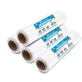 Industrial Grade Pallet Stretch Wrap 18" x 1500Ft | 800% Strechable | 80 Guage | Clear