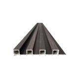 Modern Wall Panels Silver Grey | 0.86 in. x ½ ft. x 10 ft Low Maintenance Easy Clean Diffuser Decorative WPC Wall Panelling (22 sq. ft/Case)