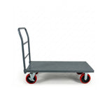STEEL STRONG Heavy Duty Diamond Plated Industrial Platform Cart 48” X 24” with 3300 lbs Capacity, and 8