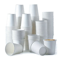 Biodegradable Sugarcane Baggase Paper Cups for Hot and Cold Drinks | 10oz | 1000 Pcs | Environmental Friendly