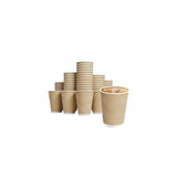 Biodegradable 6-oz 78 X 72 X 68 | 500 pcs | 3 Layered Insulated Ripple Wallpaper Cup