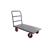 STEEL STRONG Heavy Duty Diamond Plated Industrial Platform Cart 48” X 24” with 2000 lbs Capacity, and 8