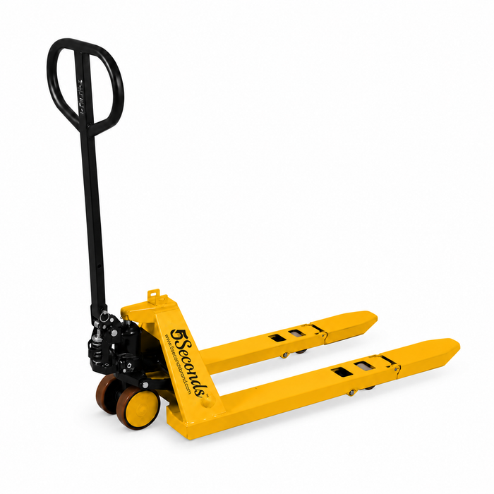 5Seconds Manual Pallet Jack, Foldable & Lightweight, 777007, PU Wheels | 2200 Lbs