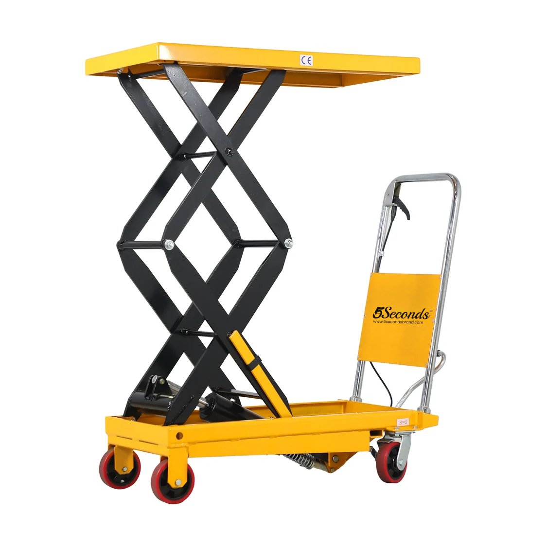 Arrow Double Scissor Lift Table with Hydraulic Lift Platform,777011, | 770 Lbs Capacity