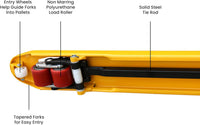 5Seconds Arrow Industrial Duty Pallet Jack with 27" W x 48" L Forks, 5500 lb Capacity General Purpose Manual Pallet Truck for Warehouse, Manufacturing and Retail