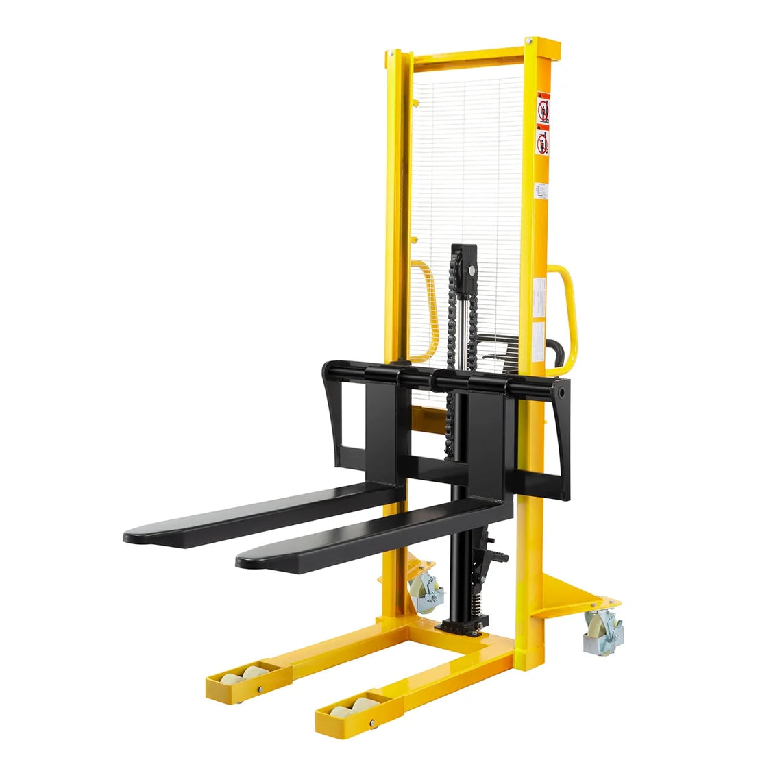 Arrow Manual Pallet Stacker, 777015 | 2,200 Lbs Capacity, 63" Lift Height, Fixed Legs