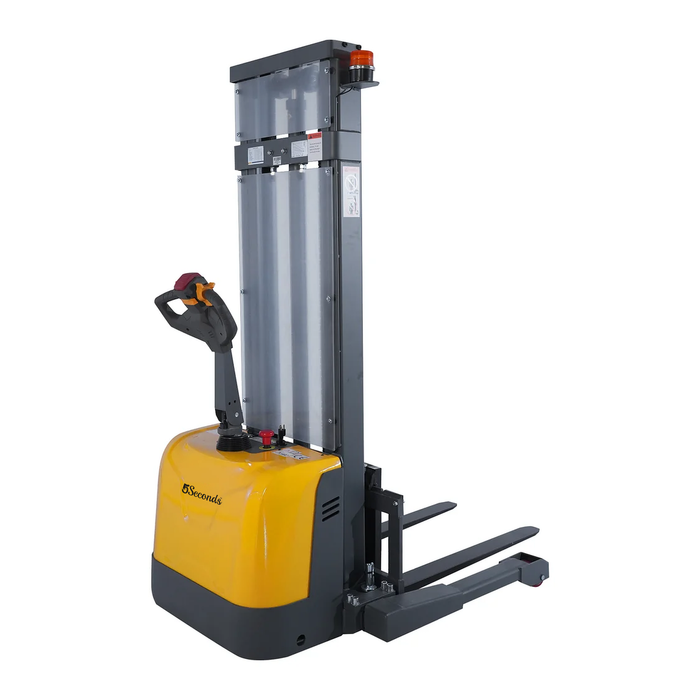 5Seconds - Electric Stacker - 777035 | 3300 Lbs Capacity, 138in Lift, 24V Gel Battery