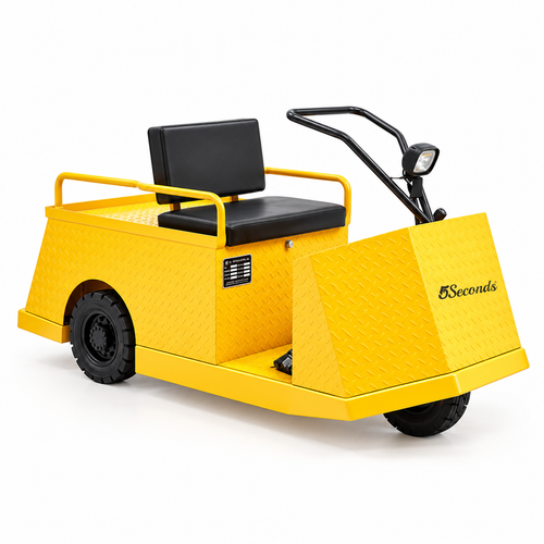 5Seconds - Electric Tow Tractor - 777045 | 1100 Lbs Capacity, 24V/210Ah Lead-Acid Battery