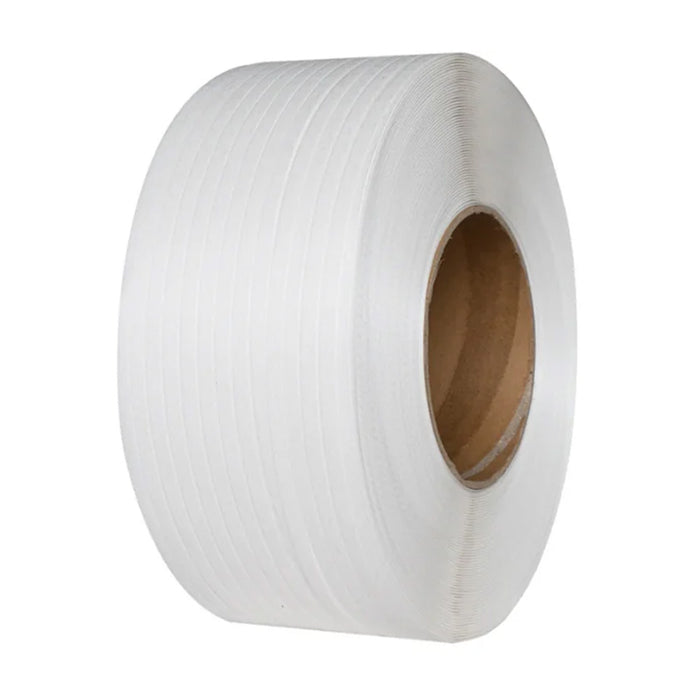 Polypropylene Strapping Roll | 1/2" x 0.035" | 1400 lbs Break Strength | 13,123 Ft | 8" x 8"
