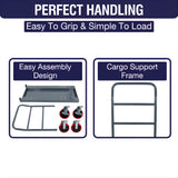 MAXLOAD Heavy Duty Industrial Platform Cart 72"X 36” with 2400 lbs Capacity, and 8" red swivel wheels with Lock