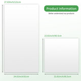 Smooth Drop Ceiling Tiles 2ft x 4ft |  Waterproof, Washable and Fire-Rated | Reversible Ceiling Panels White & Black 4-Pack