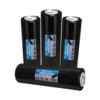 Industrial Grade Pallet Stretch Wrap 18" x 1500Ft | 800% Strechable | 80 Guage | Black