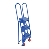 5Seconds™ 3 Step Lock-N-Stock Folding Ladder – Blue