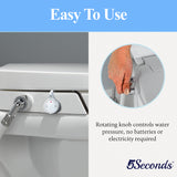B Series Non-Electric Bidet Toilet Seats with Slim Design, On/Off Safety T Diverter