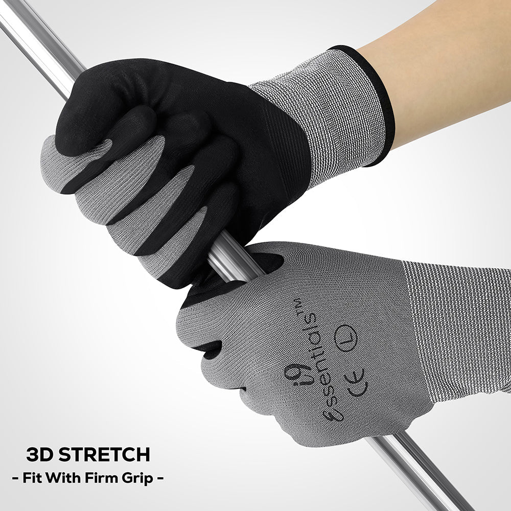 Tactile Grip Seamless Work Glove Large