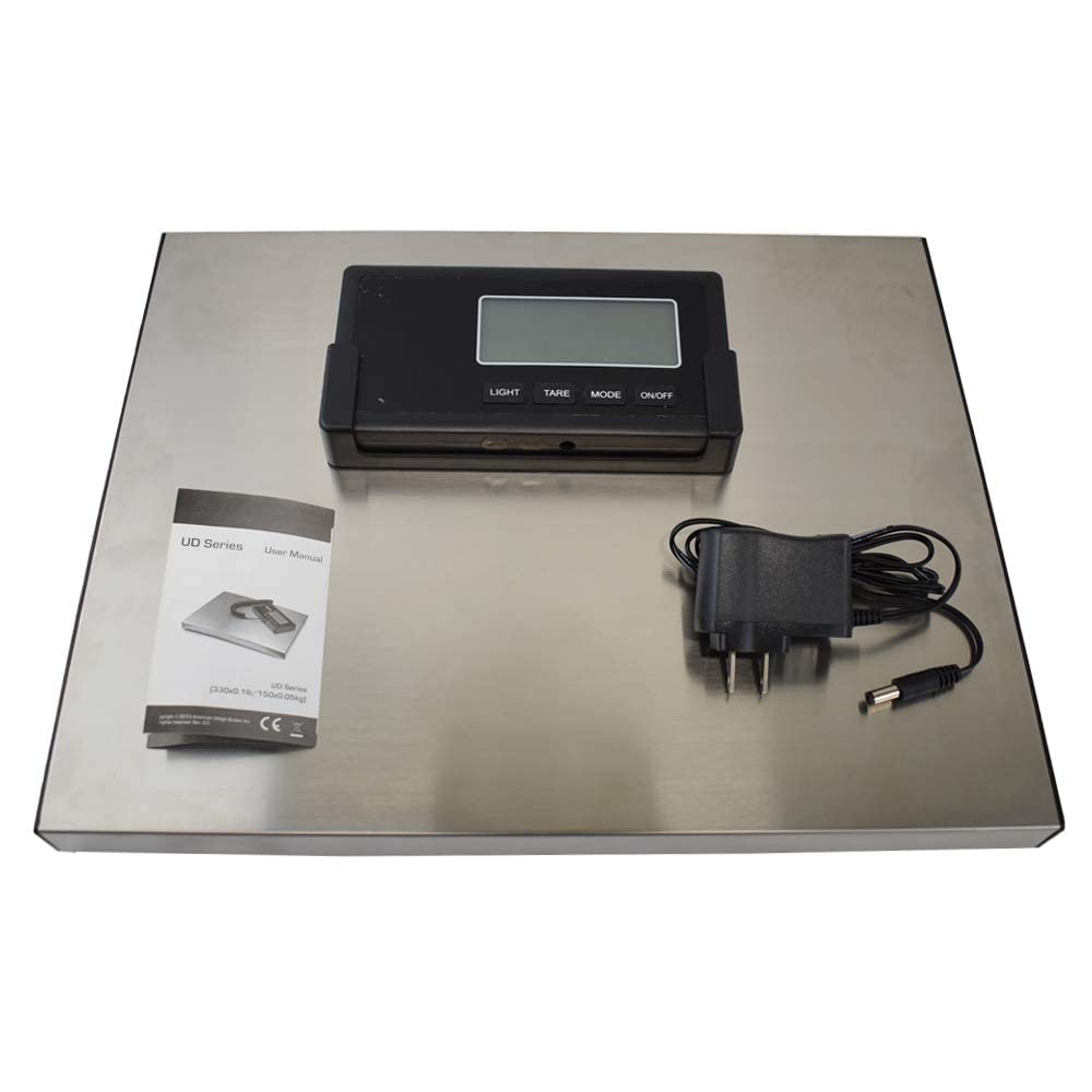  THINKSCALE Shipping Scale, 397lb Heavy Duty Postal Scale  Stainless Steel with 𝗪𝗶𝗿𝗲𝗹𝗲𝘀𝘀 Displays/Tare/3 Units, Digital  Postage Scale for Packages/Post Office/Home, Battery & DC Adapter Included  : Office Products