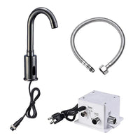 Revive Touchless Commercial Faucet with Smart Temperature Control Mixer| Bronze Finish with Deck Mount Plate