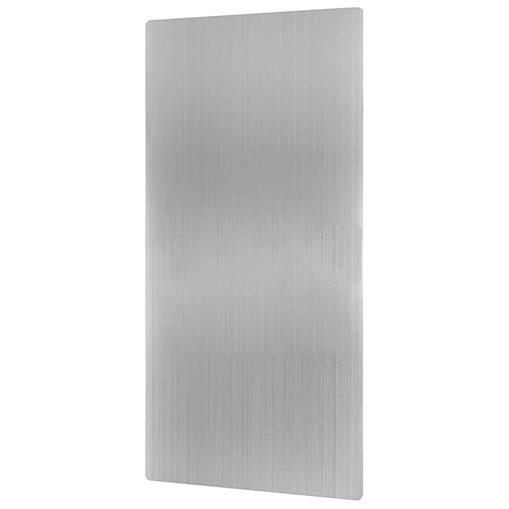 5Seconds™ Wall Guard for Hand Dryer 31-3/4" x 15-3/4" x 3/64" Stainless Steel Wall Damage Splash Guard for Protection - Grey