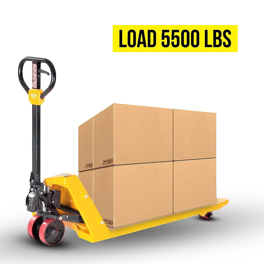 Heavy Duty Manual Pallet Jack 5500 Lbs Hand Pallet Truck 27 X 48' - China  Hand Pallet Jack, Pallet Jack