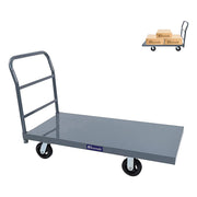 5Seconds™ Heavy-Duty Platform Cart 72 inches x 36 inches 2000Lb Capacity 6'' Swivel Wheels