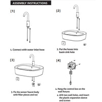 Revive Touchless Commercial Faucet with Smart Temperature Control Mixer | Chrome Finish with Deck Mount Plate