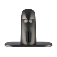 Mercury Touchless Commercial Faucet with Smart Temperature Control Mixer | Brushed Finish with Deck Mount Plate