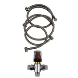 Revive Touchless Commercial Faucet with Smart Temperature Control Mixer| Bronze Finish with Deck Mount Plate