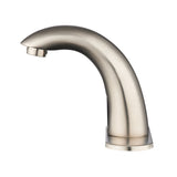 Brushed Nikel Touchless Commercial Faucet with Smart Temperature Control Mixer | Brushed Finish with Deck Mount Plate