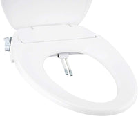 B Series Non-Electric Bidet Toilet Seats with Slim Design, On/Off Safety T Diverter