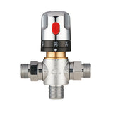 Mercury Touchless Commercial Faucet with Smart Temperature Control Mixer | Brushed Finish with Deck Mount Plate